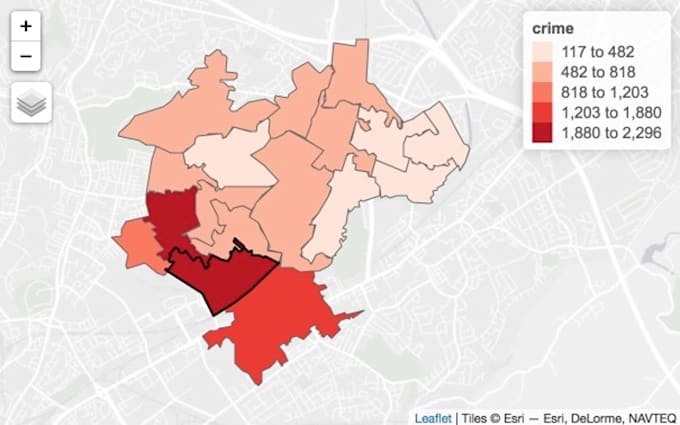 Gis data visualisations in r studio by Melsid | Fiverr