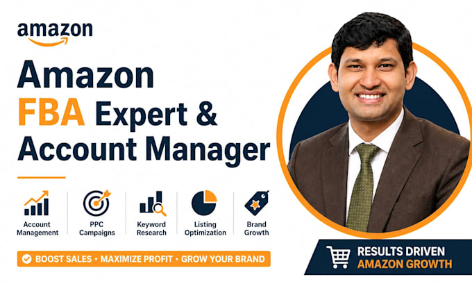 be your dedicated amazon fba account manager and PPC ads expert