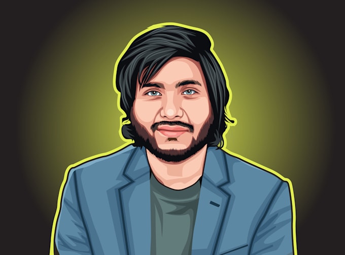 Draw Realistic Vector Cartoon Portrait From Your Photo By Redoimia Fiverr Draw Realistic Vector Cartoon Portrait From Your Photo By Redoimia Fiverr