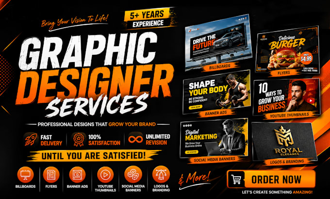 be your expert graphic designer in illustrator, photoshop