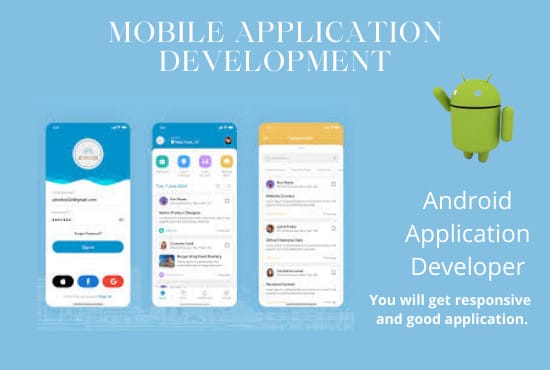 Be your mobile android app developer having good expertise by ...