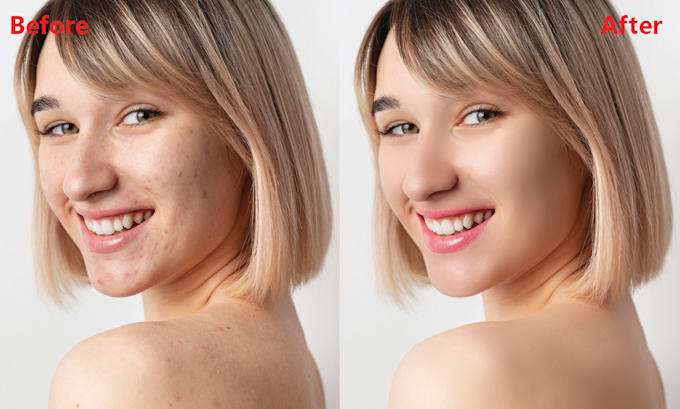 do portrait photo retouching skin smooth beauty retouch