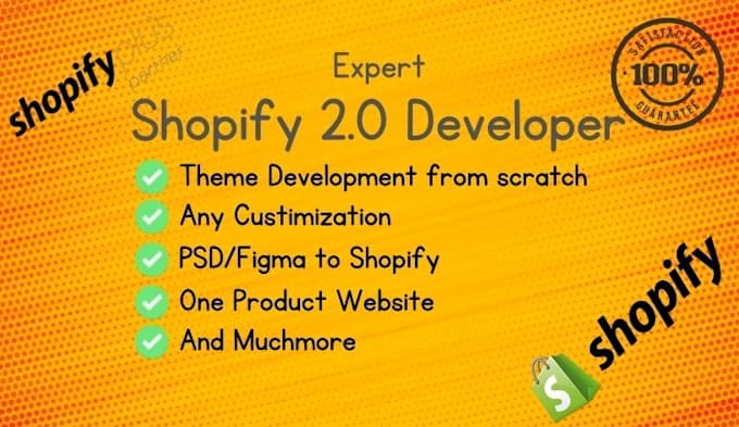 do shopify custom coding, bug fixing and shopify theme customization