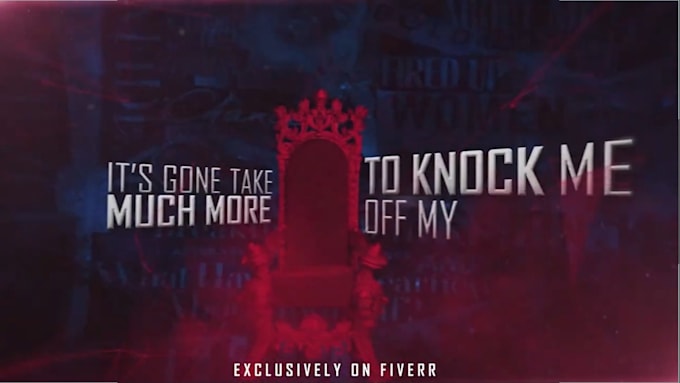create an animated lyric video for your song