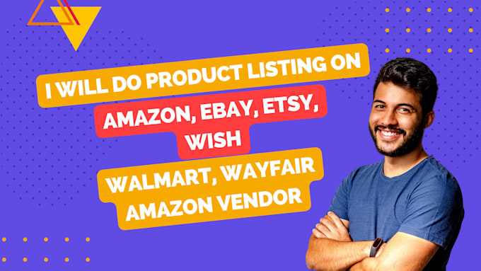 do product listing on amazon, ebay, etsy, wish,