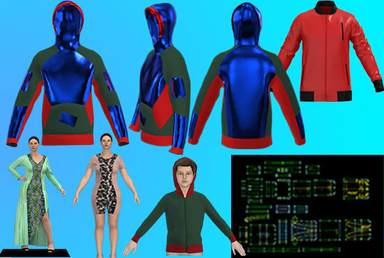sewing pattern maker, clo 3d marvelous design specialist