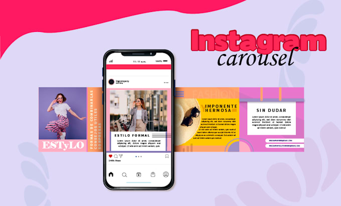 Design carousel posts for your social media by Ceciliacamacho9 | Fiverr