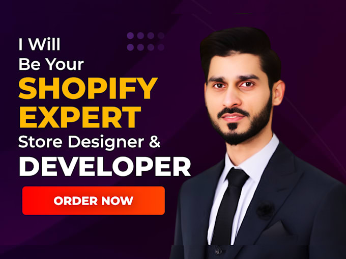 be your shopify expert, shopify developer, shopify store designer