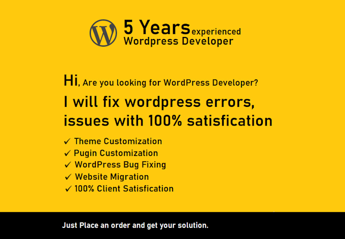 fix wordpress, php errors, issues and customization
