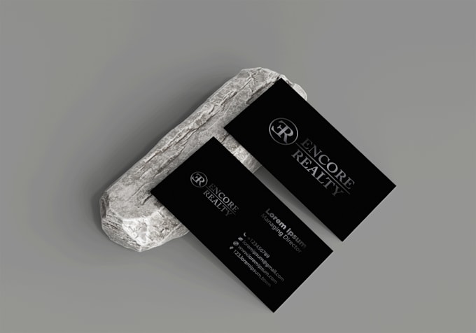 create modern luxury business card