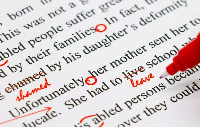 proofread and edit your paper