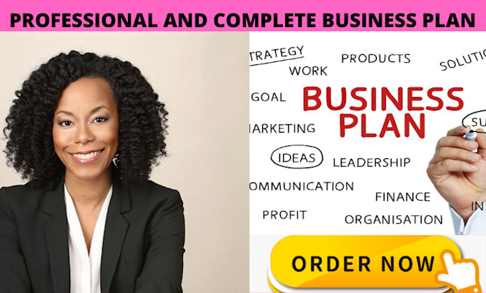 write a complete business plan with financial