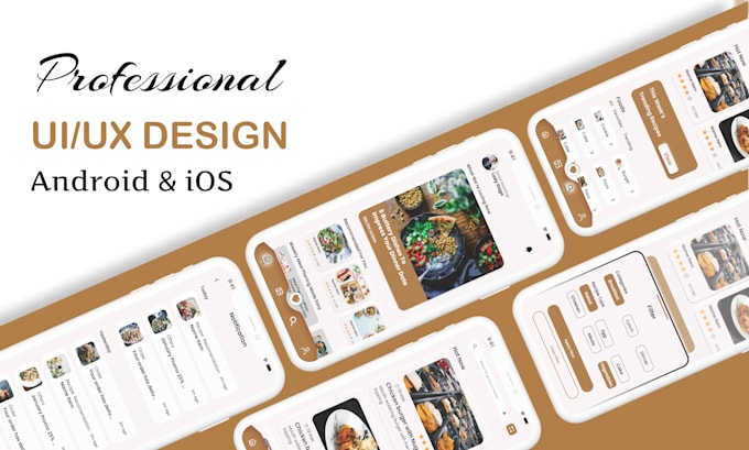 design and revamp figma mobile app design UI UX website landing page