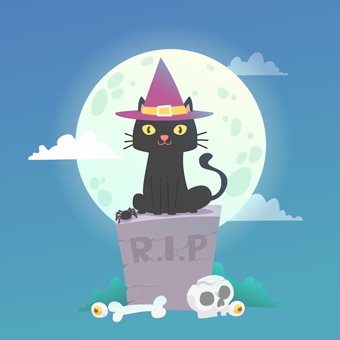 draw a flat vector illustration