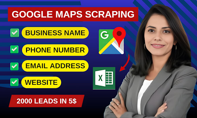 do google map scraping, maps scraper and lead generation