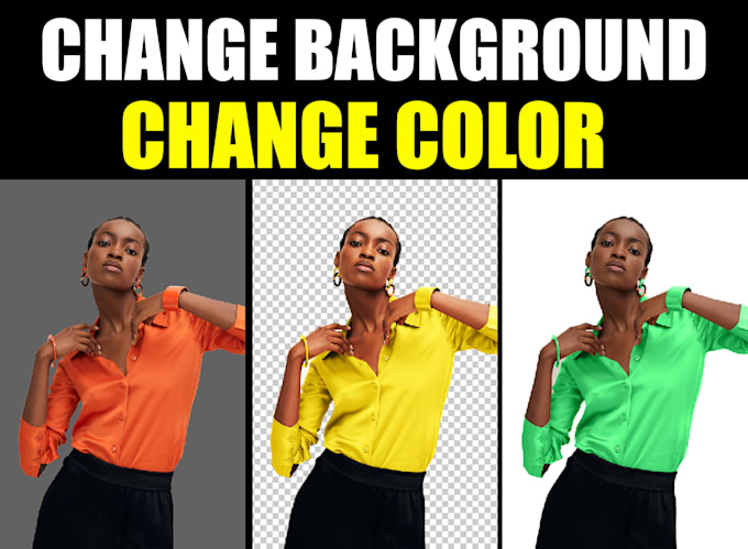 change image background and color change anything
