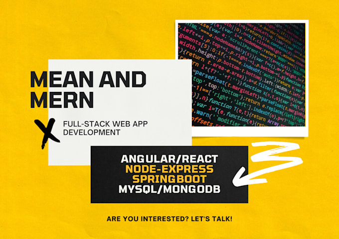 Make web html css javascript react angular next mern mean by ...