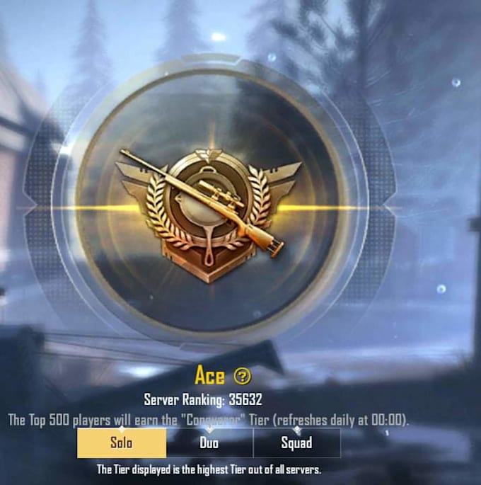 rank push ace to conqueror