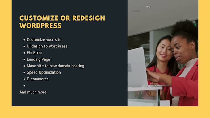 create aesthetic wordpress website and landing pages