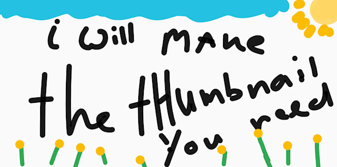 make a good video thumbnail for you