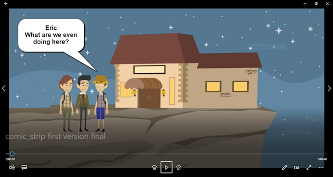 make comic strip animated videos