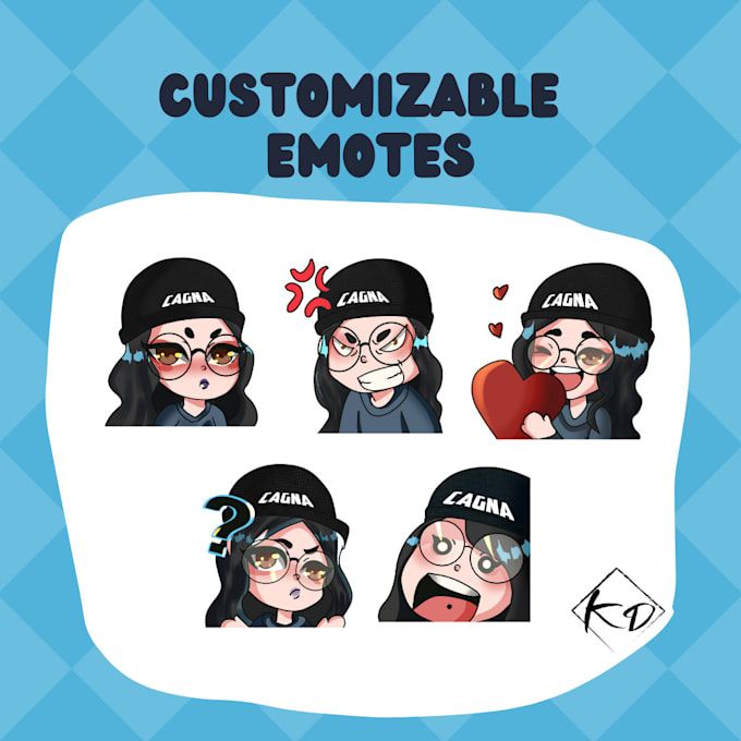 custom emotes for twitch, discord, youtube
