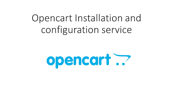 install config any opencart website