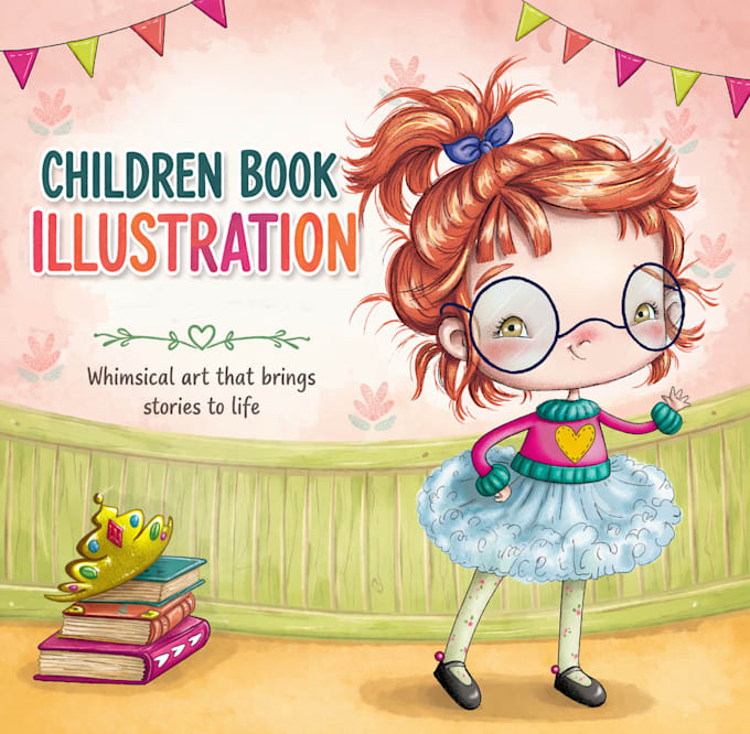 illustrate a whimsical childrens book