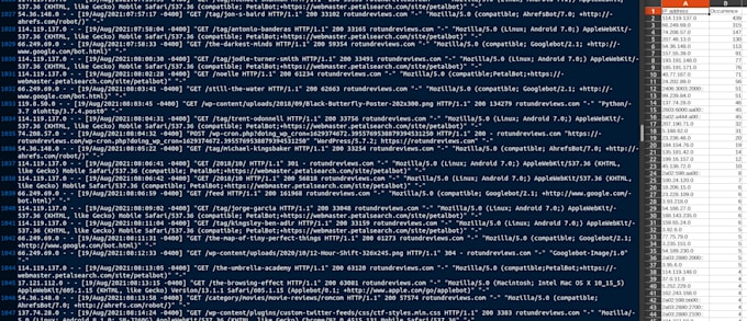 process, clean, organize or sort data