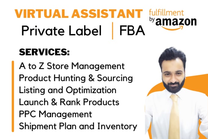 Hire a freelancer to be your professional amazon fba virtual assistant and expert amazon va
