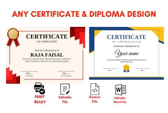 design professional certificate, diploma