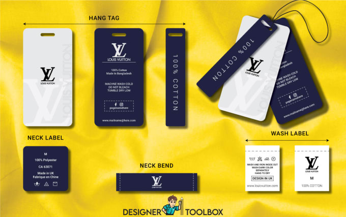 giant swing tags Louis Vuitton invites