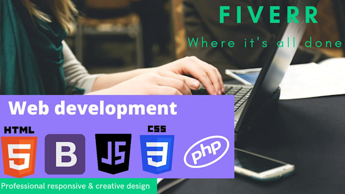 Create responsive website in html, css, java script by Iqzainab | Fiverr