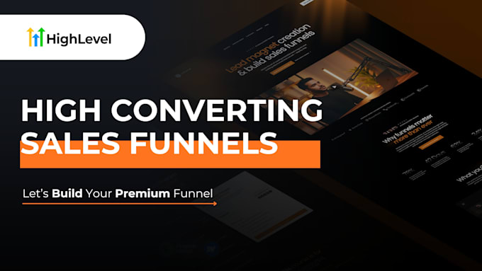 build a high converting gohighlevel sales funnel and landing page