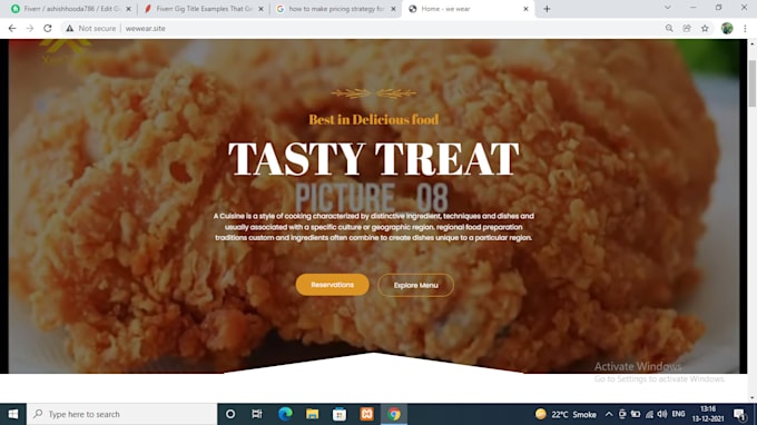 develop a wordpress website with responsive web design