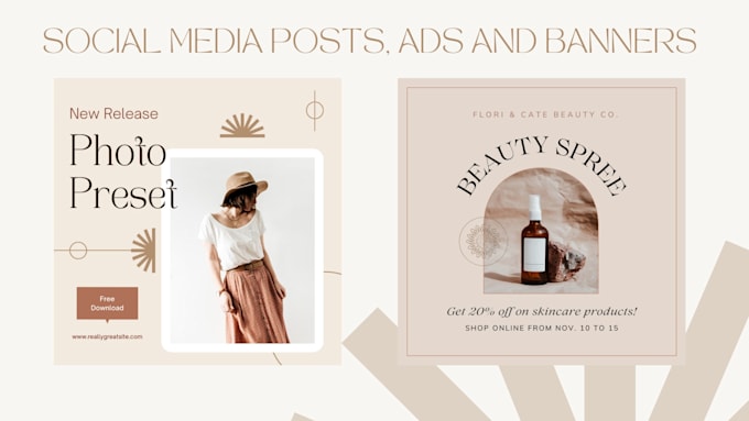 create premium social media posts, ads and stories