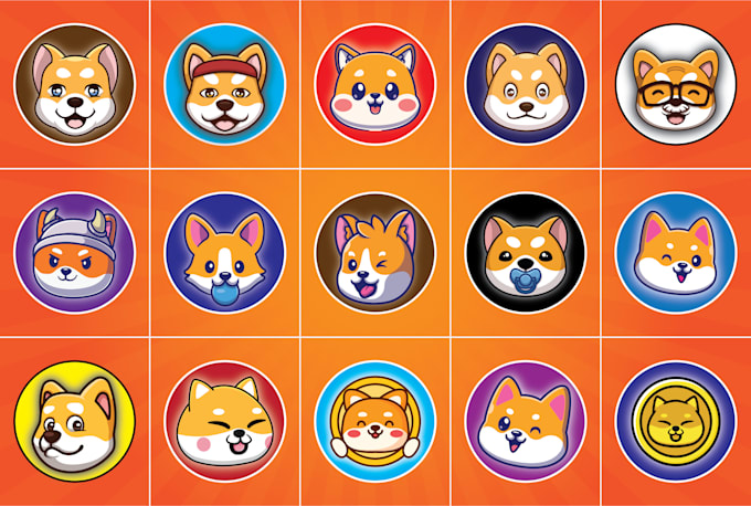 do professional meme token, cryptocurrency animal logo for coin in 2 hours