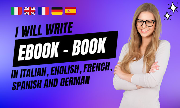 Review! I will write a book or ebook in italian of any length for you  for $85