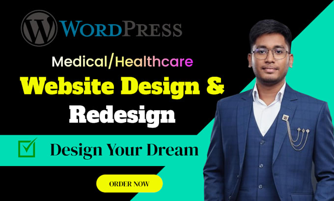 create medical, healthcare, mental health business wordpress website with SEO