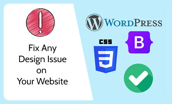 fix any wordpress design issue