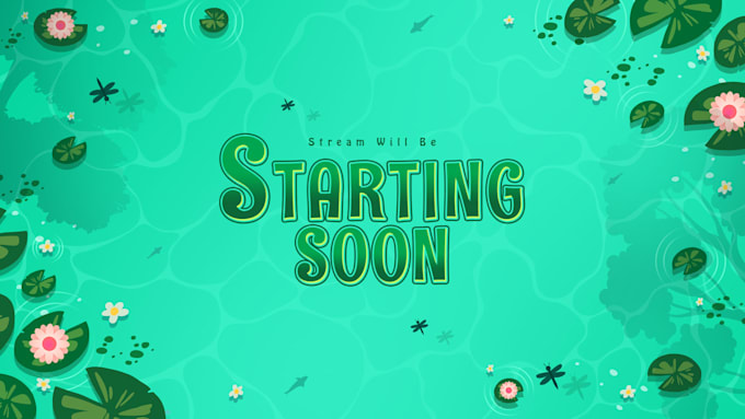 create an animated cute stream overlay for your twitch