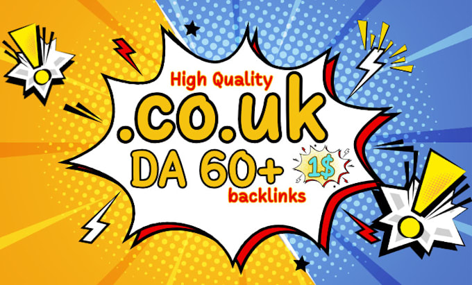 create high quality homepage co uk backlinks  da 50 to 70