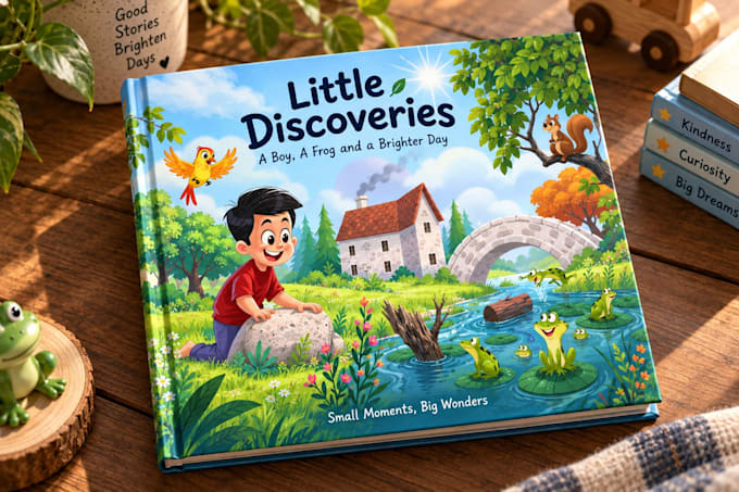 draw children illustration for picturebooks by hand