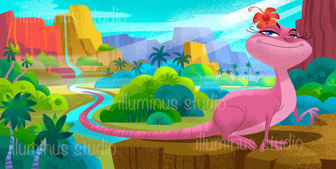 draw children illustration for picturebooks by hand