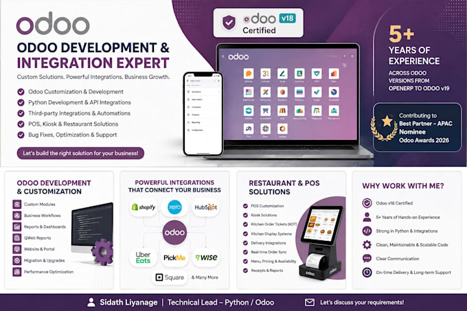 develop and customize your odoo