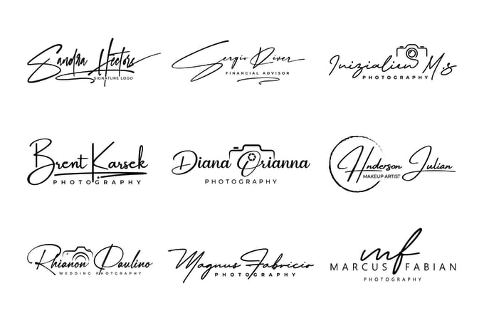 Design handwritten, photography, signature, handwriting, cursive logo ...