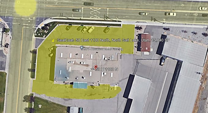 be mapping parking lots on google earth kmz