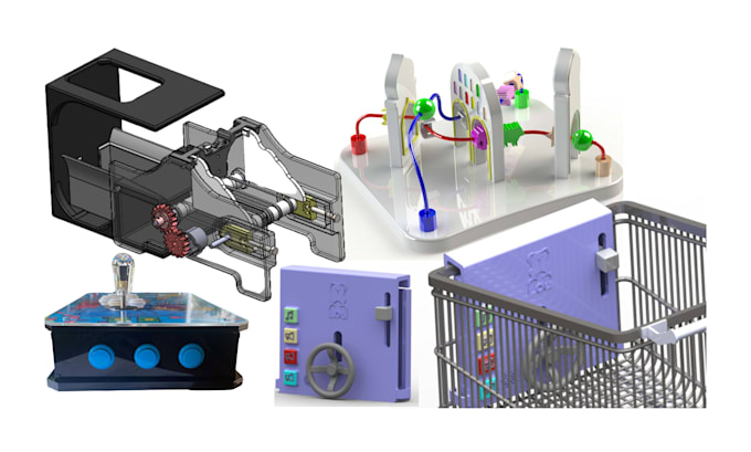 design 3d printable cad models and stl files in solidworks
