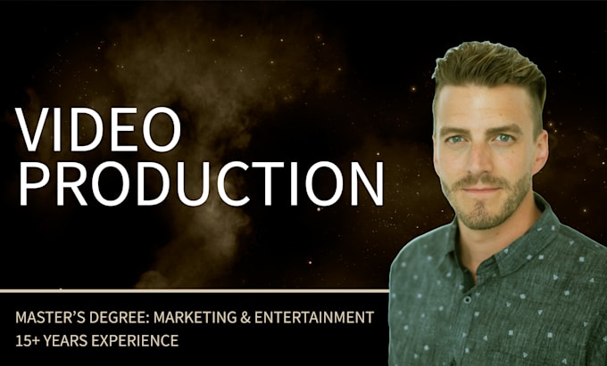 create a live action ad, real estate, or music video