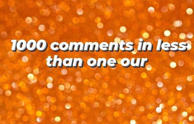 write comments for your blog, your youtube channel, etc